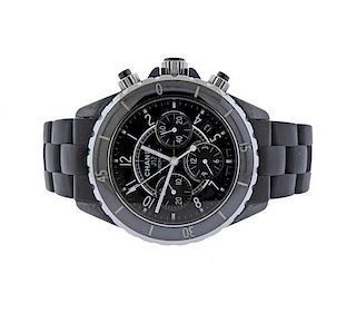 Chanel J12 Black Ceramic Automatic Watch