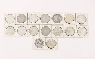 16 US Morgan Silver Dollars, '83, '91, '02, '21