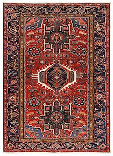 Antique Karadja Rug, Persia: 4'8'' x 6'7''