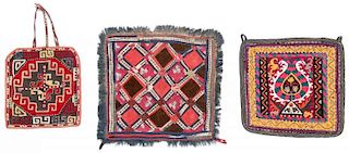 3 Central Asian Lakai Weavings