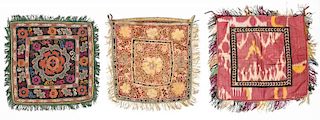 3 Antique Central Asian Embroideries