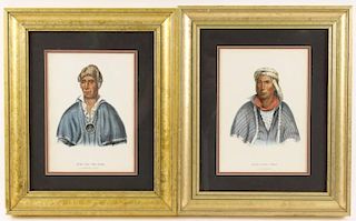 Two McKenney & Hall Hand Colored Lithographs