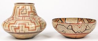 2 Old Peruvian Shipibo Culture Ceramics