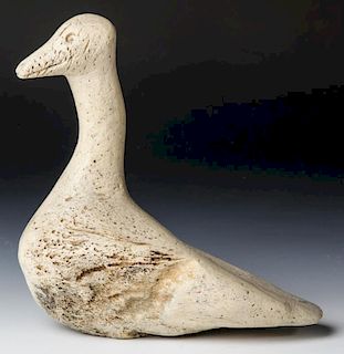 Antique Carved Bird Figure