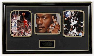 Framed Michael Jordan Photographs, Ltd. Ed 73/2001