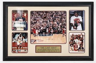Michael Jordan "The Last Shot" Framed Photos, COA