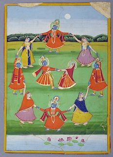 Miniature painting, India, Late 19th c.