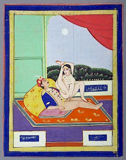 Miniature painting, India, Early 20th c.