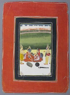 Miniature painting, India, 19th c.