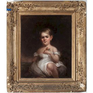 Portrait of a Child, Manner of Thomas Sully