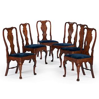 George I Walnut Side Chairs