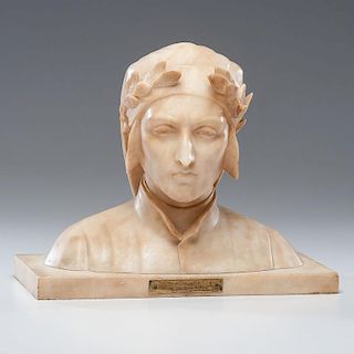 Marble Bust of Dante Alighieri