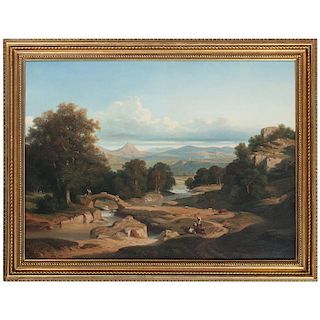 Continental, Likely Italian, Pastoral Landscape