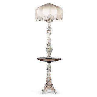 Carl Thieme Porcelain Floor Lamp