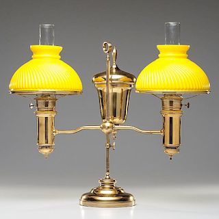 Edward Miller Double Student Lamp
