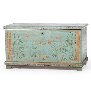 Paint Decorated Wedding Chest