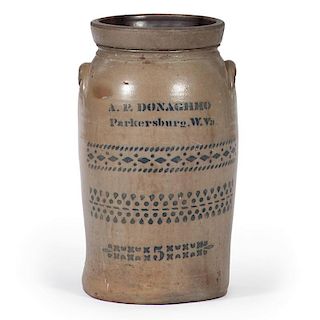 A.P. Donaghho Stoneware Butter Churn