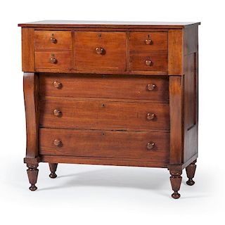 Transitional Empire Chest of Drawers