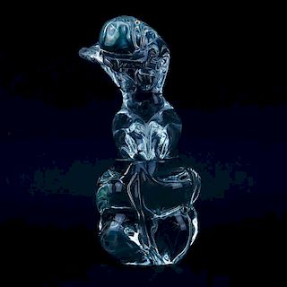 Pino Signoretto, Italian (b. 1944) Two pieces glass sculpture "Nude".