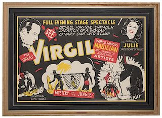 See The Great Virgil! Mystery of the Jungle!