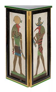 Two Egyptian Side Tables.