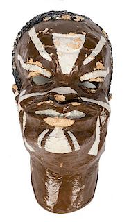 Theatrical African Cannibal Mask from The Great Virgil Magic Show.