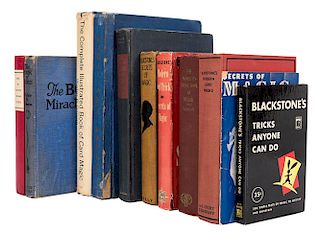 Lot of Books on Magic by Harry Blackstone and Walter Gibson.