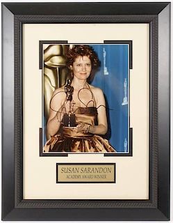 Framed Autographed Photo of Susan Sarandon