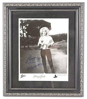Tammy Wynette Autographed Black & White Photo