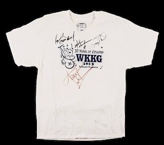 Signed T-Shirt w/ Country Western Autographs