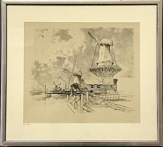 Joseph Pennell Lithograph