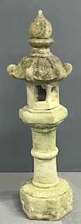 Asian Style Cast Stone Garden Lantern
