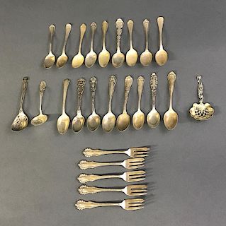 Grouping of Silver Flatware