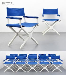 Andree Putman Directors Chairs, Set of 10