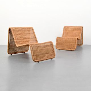 Pair of Tito Agnoli Lounge Chairs