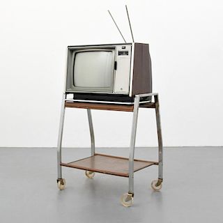 Zenith SPACE COMMAND Television, Remote & Cart