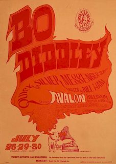 Stanley Mouse & Alton Kelley BO DIDDLEY Poster