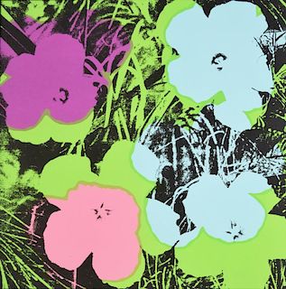 Andy Warhol FLOWERS Lithograph, Signed Edition