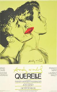 Andy Warhol QUERELLE Poster