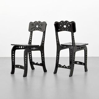 Pair of Ineke Hans LASER Chairs