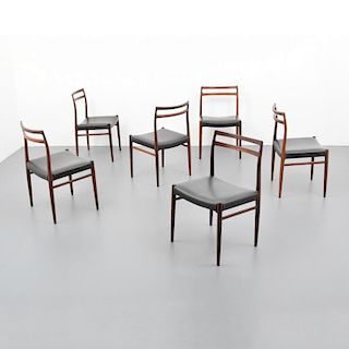 Alf Arseth Rosewood Dining Chairs, Set of 6