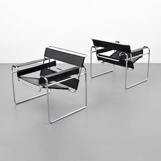 Pair of Marcel Breuer WASSILY Club Chairs