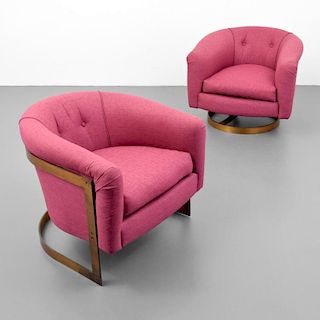 2 Milo Baughman Lounge Chairs