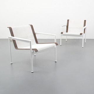 Pair of Richard Schultz Outdoor Lounge Chairs