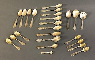 Grouping of Silver Spoons