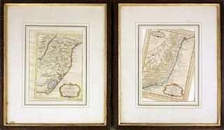 Two Hand Colored Engravings of Brazil