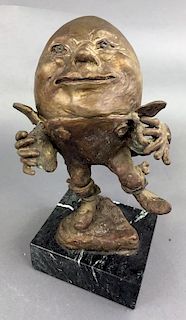 Bronze Figure of Humpty Dumpty