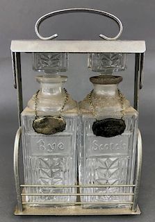 Pressed Glass Decanters