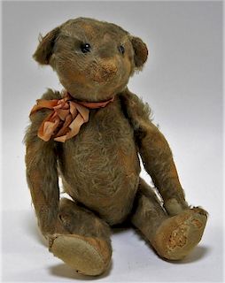 Early Antique Steiff Hump Back Jointed Teddy Bear