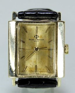 Baume & Mercier Geneve 14 Karat Gold Watch